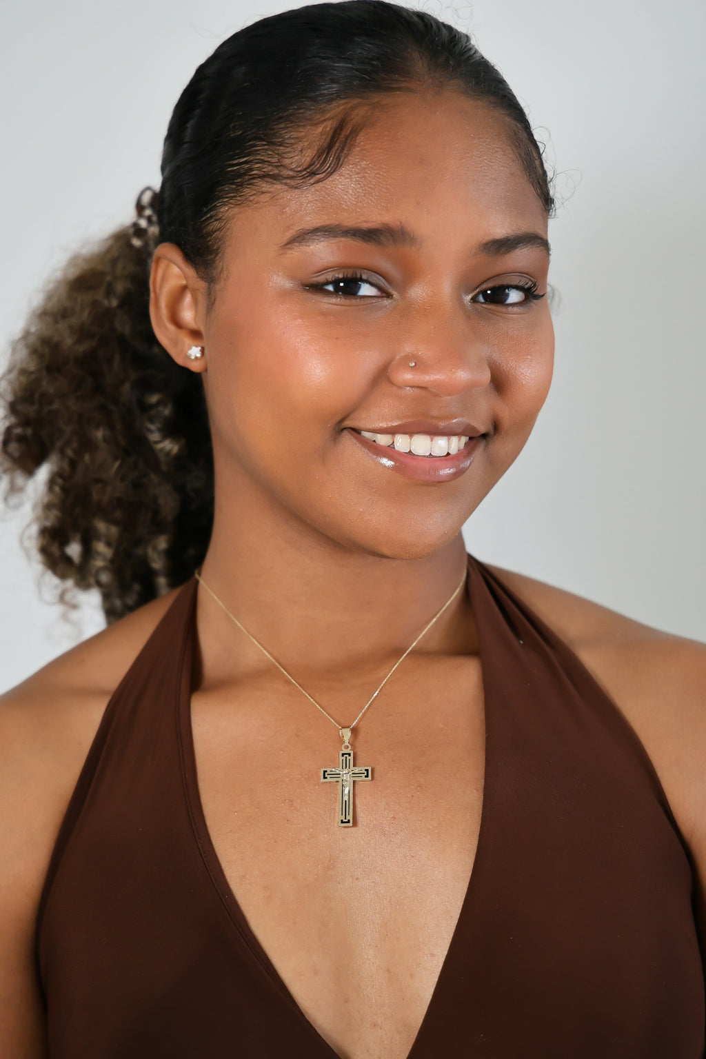 "Crucifix" Pendant -14K Gold