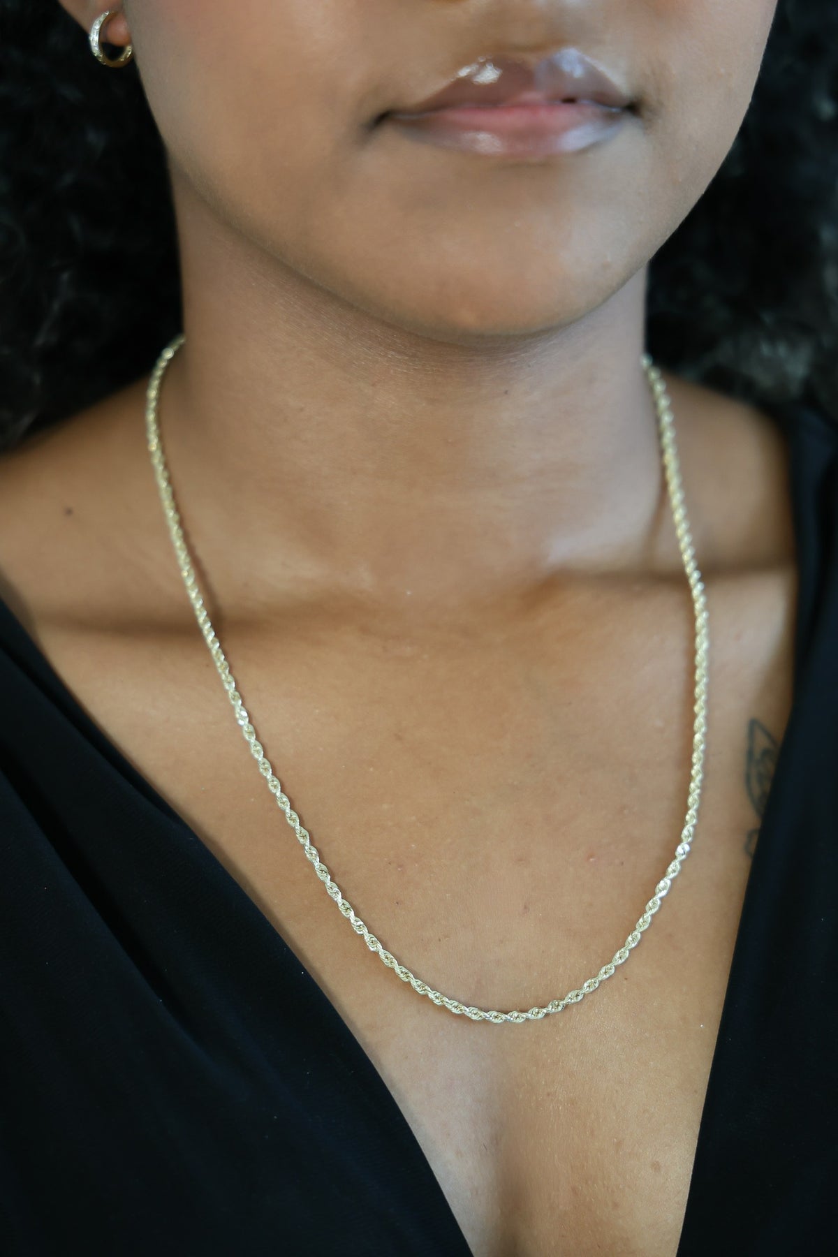 "Diamond-Cut Rope" Chain - 14k Yellow Gold