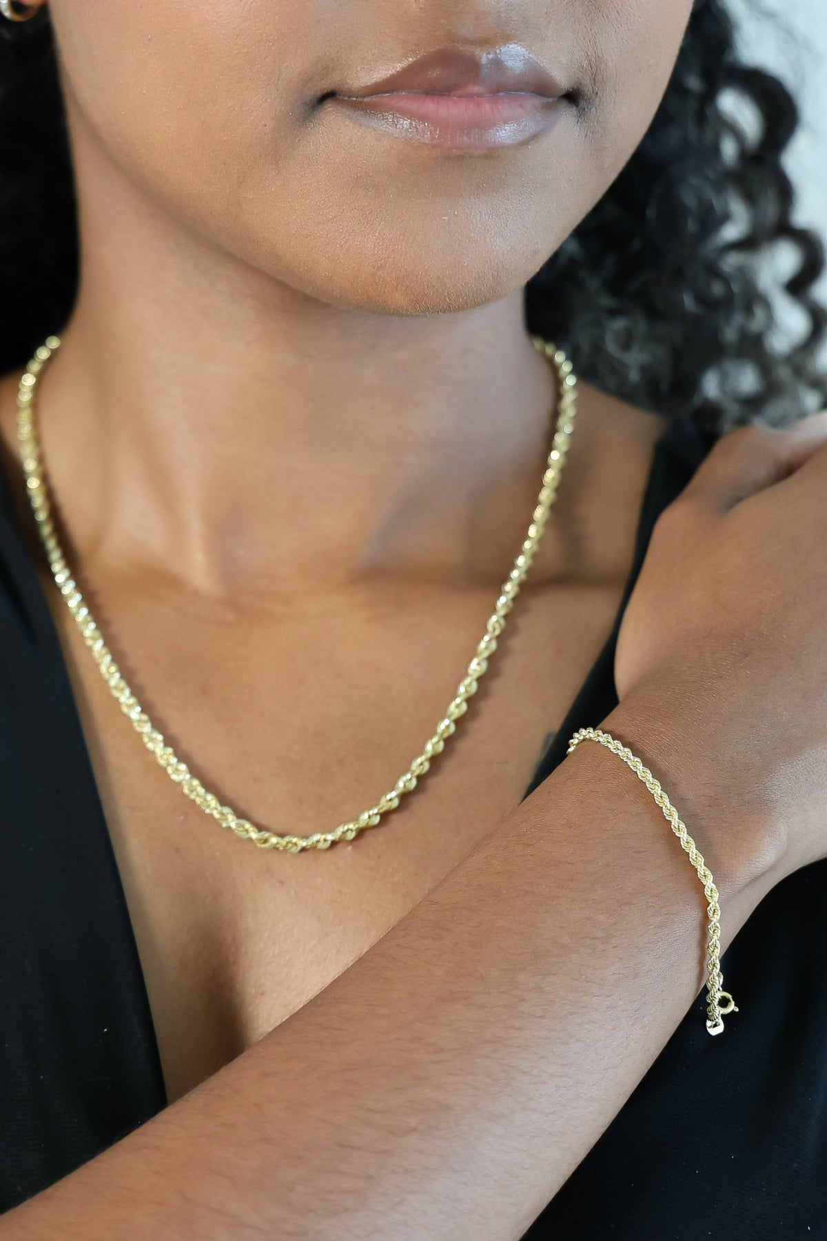 "Rope Chain" Bracelet - 14k Yellow Gold