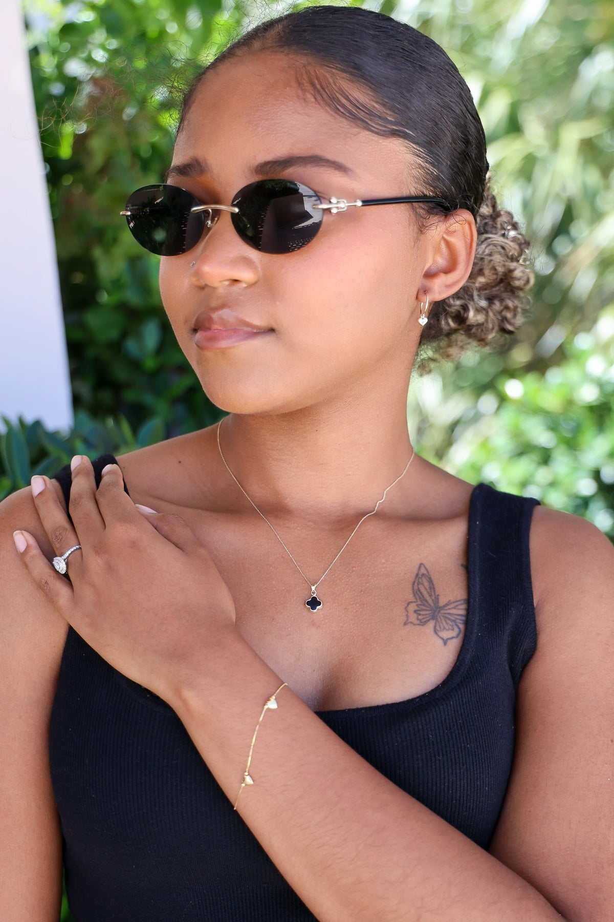 "Open Heart" Bracelet - 14k Solid Gold