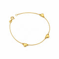 "Open Heart" Bracelet - 14k Solid Gold