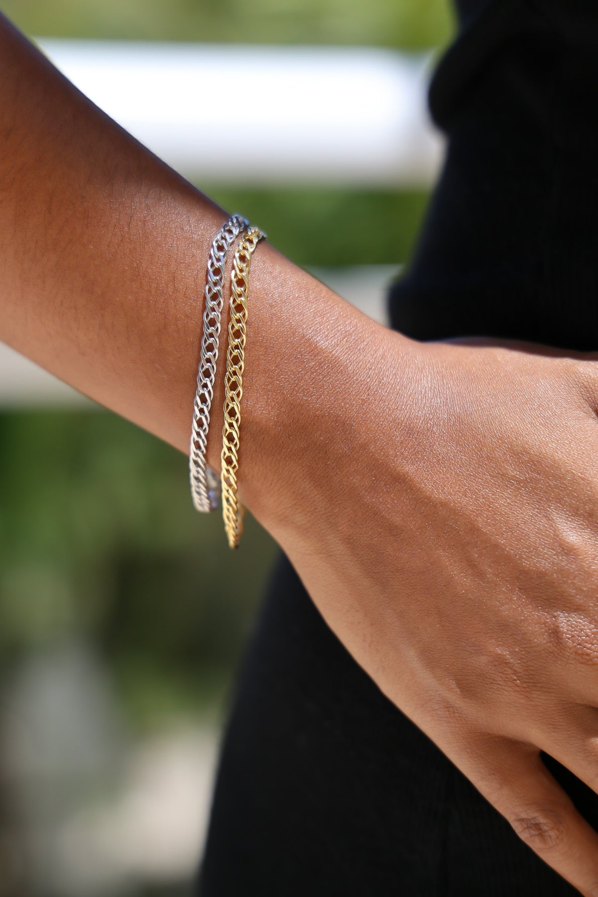 "Wheat Link" Bracelet - 14k Gold, Yellow or White