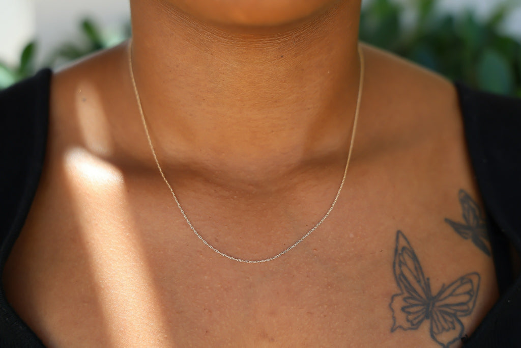 "Singapore" Chain Necklace - 14k Yellow Gold
