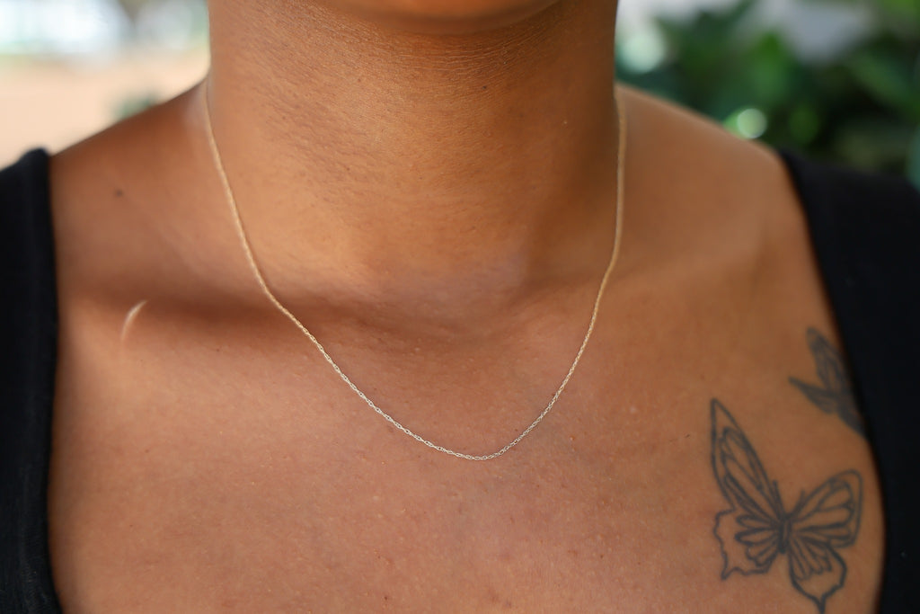 "Singapore" Chain Necklace - 14k Yellow Gold