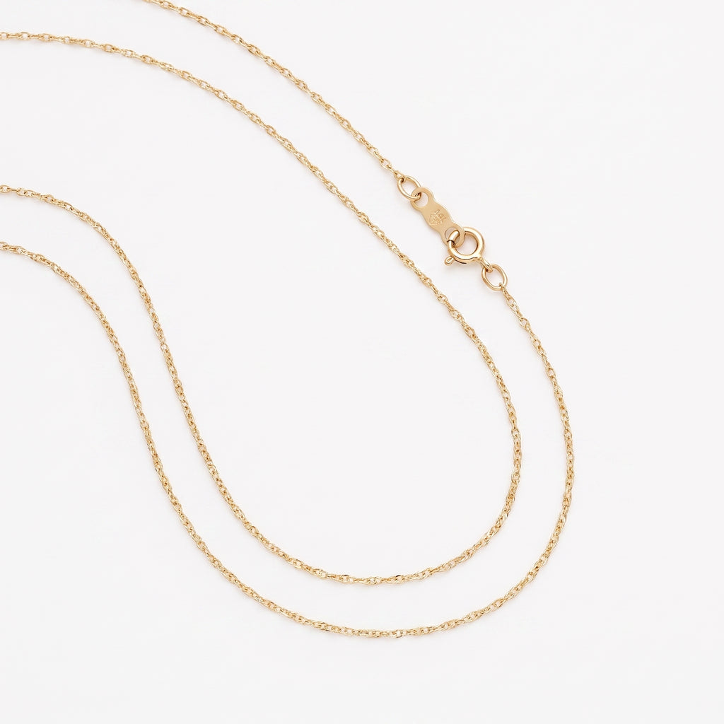 "Singapore" Chain Necklace - 14k Yellow Gold