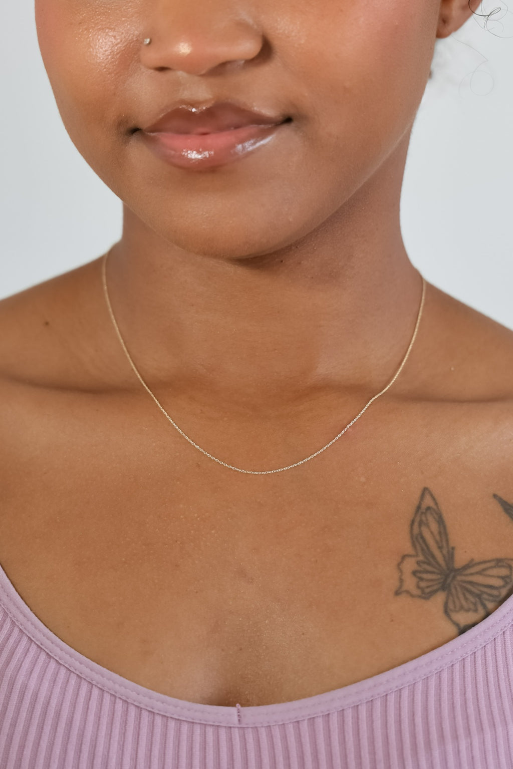 "Singapore Twist" Chain - 14k Yellow Gold