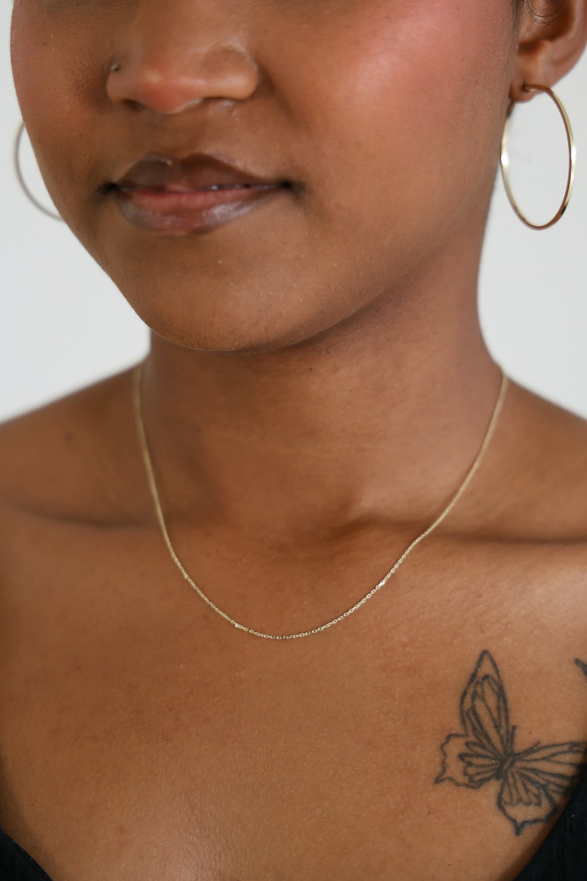 "Cable Link" Chain Necklace - 10k Solid Gold