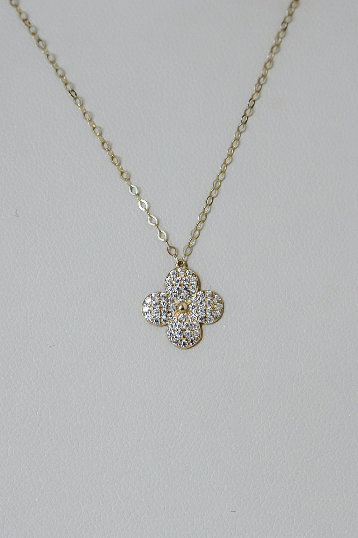 "Four-Leaf Clover" Jewelry Set - 14k Solid Gold