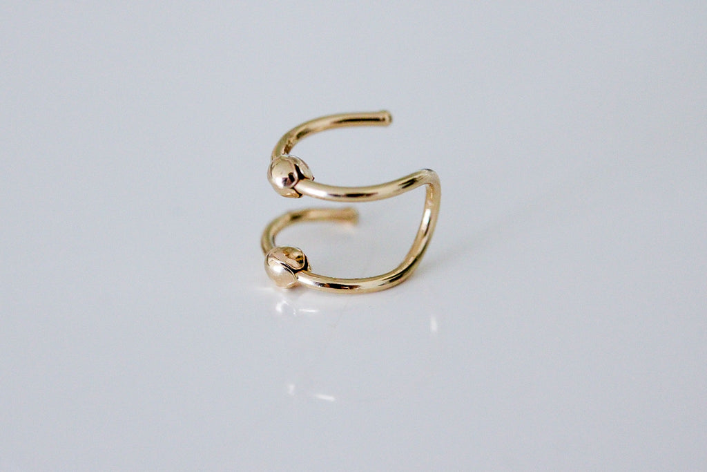 Ear Cuff - 14k Solid Gold