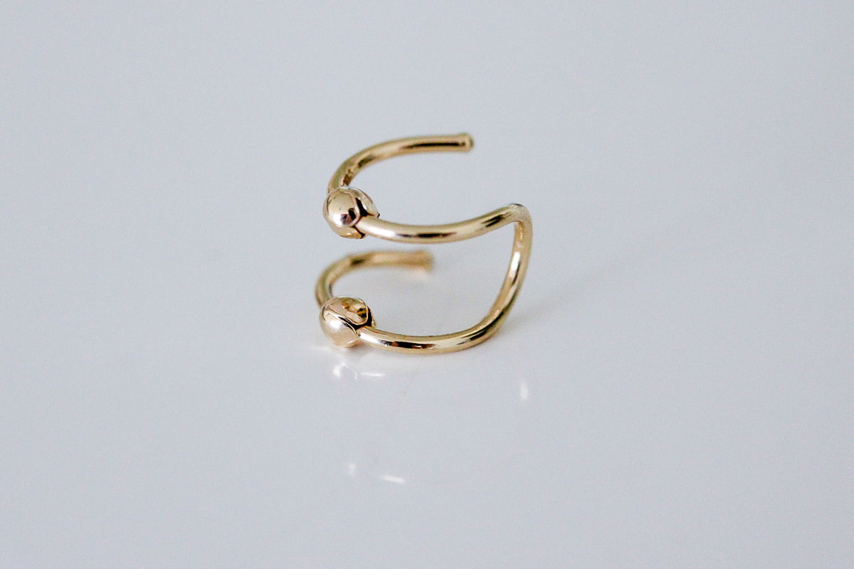 Ear Cuff - 14k Solid Gold
