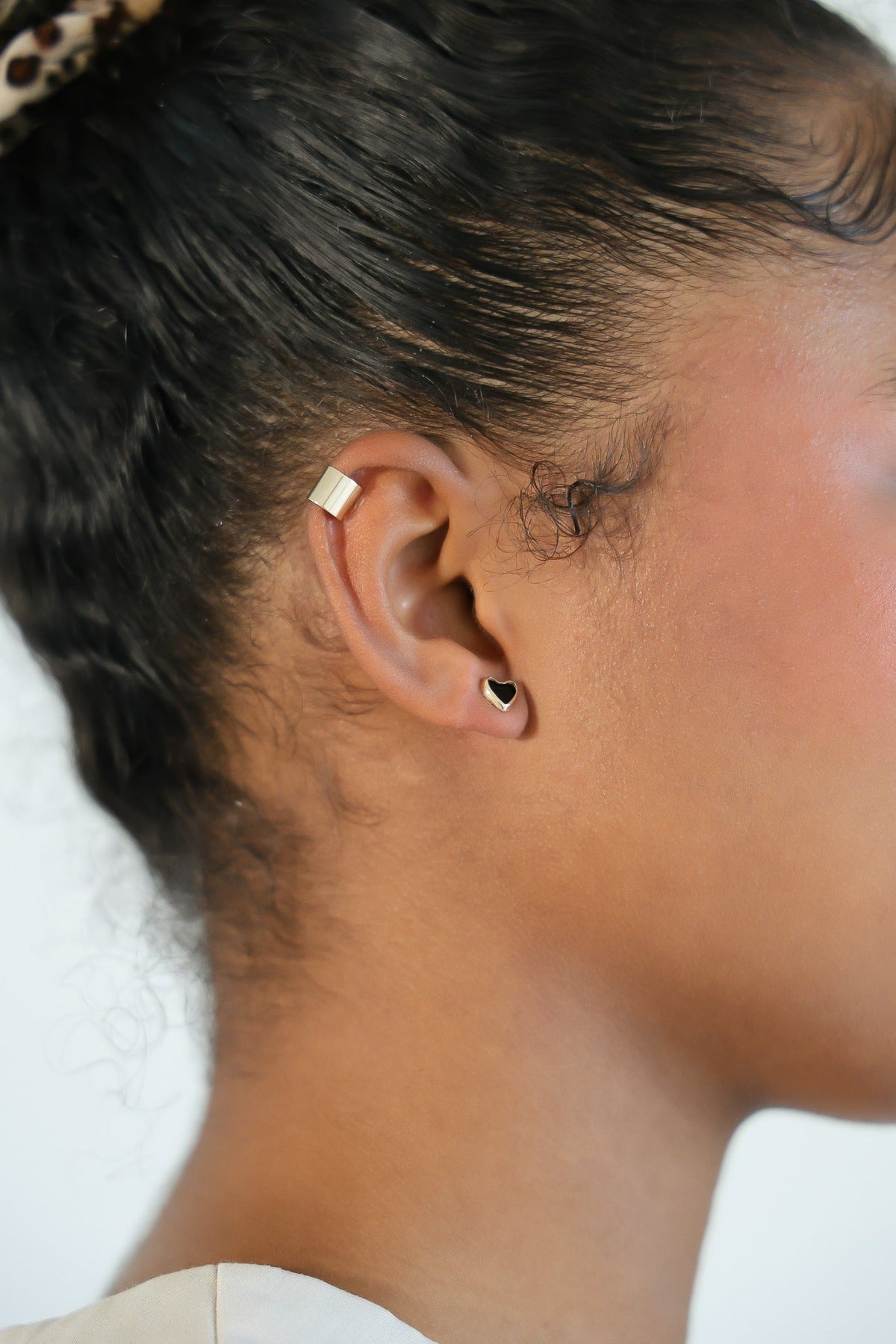 Ear Cuff - 14k Solid Gold — Wide Band
