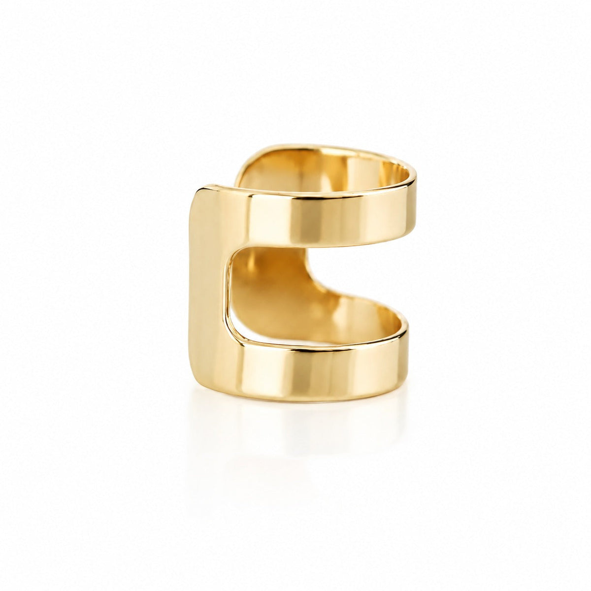 Ear Cuff - 14k Solid Gold — Double Band