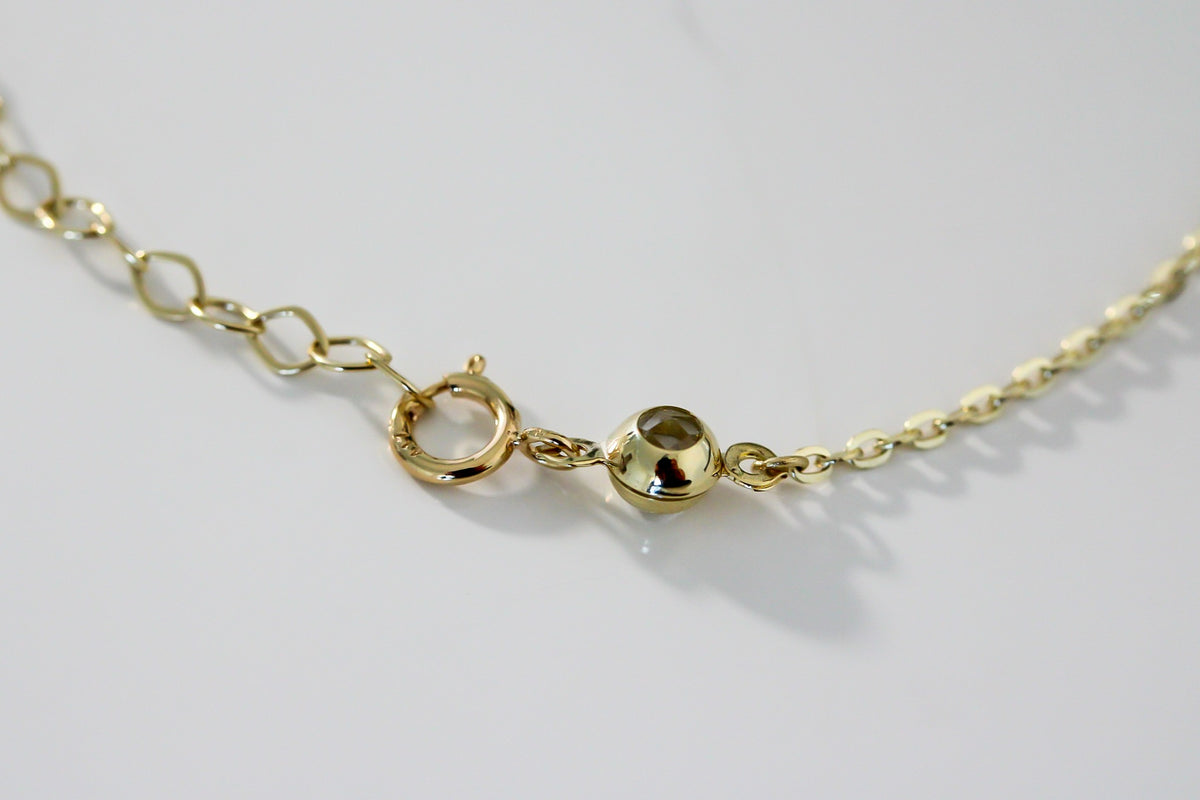 "Diamond-Cut Bead" Bracelet - 10k Gold