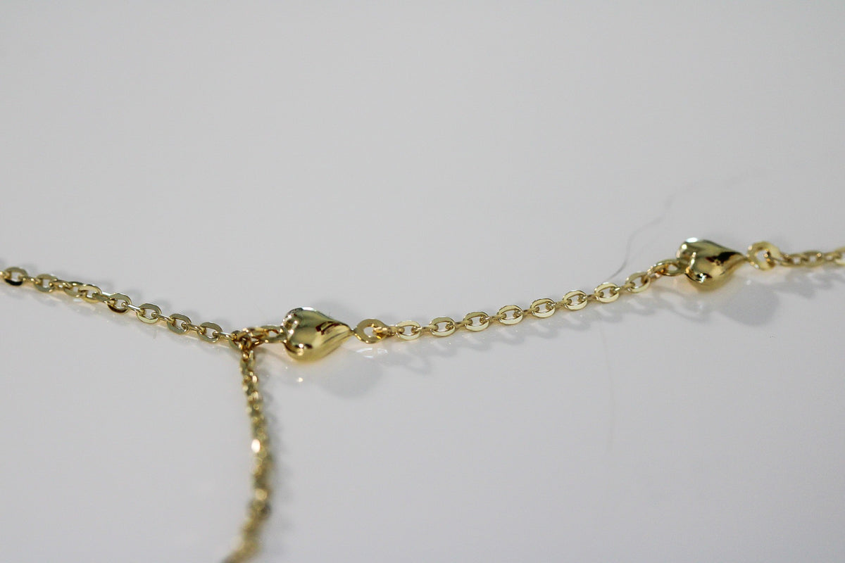 "Open Heart Hand" Bracelet - 10k Gold