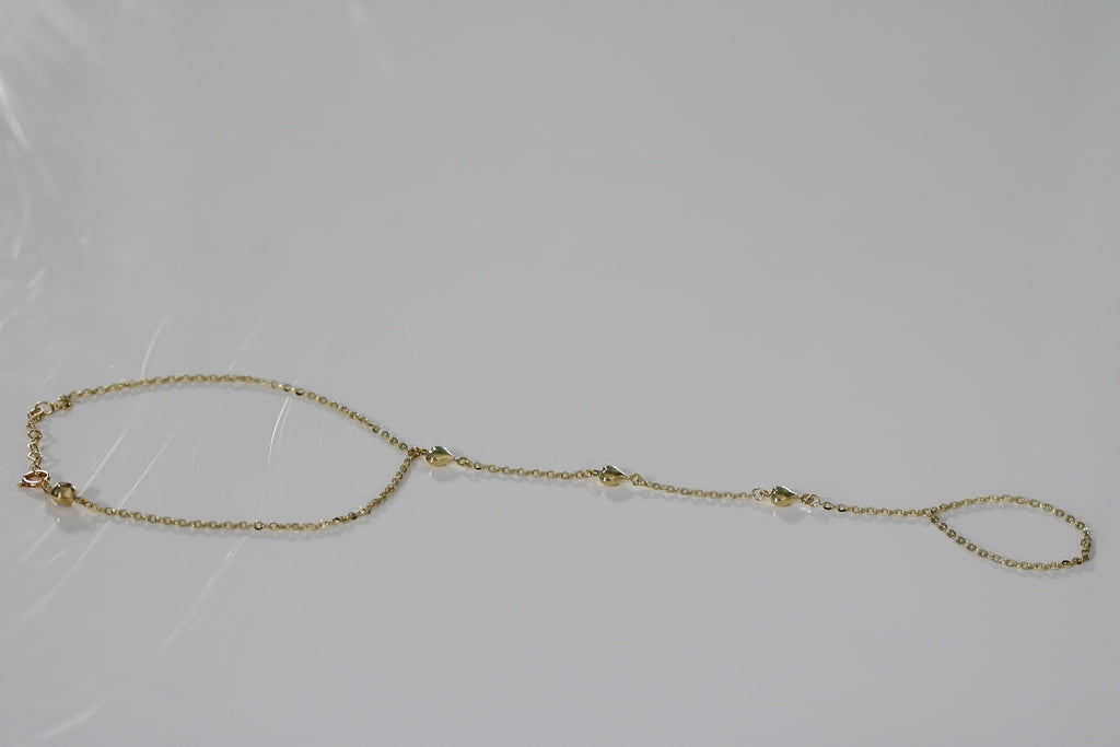 "Open Heart Hand" Bracelet - 10k Gold