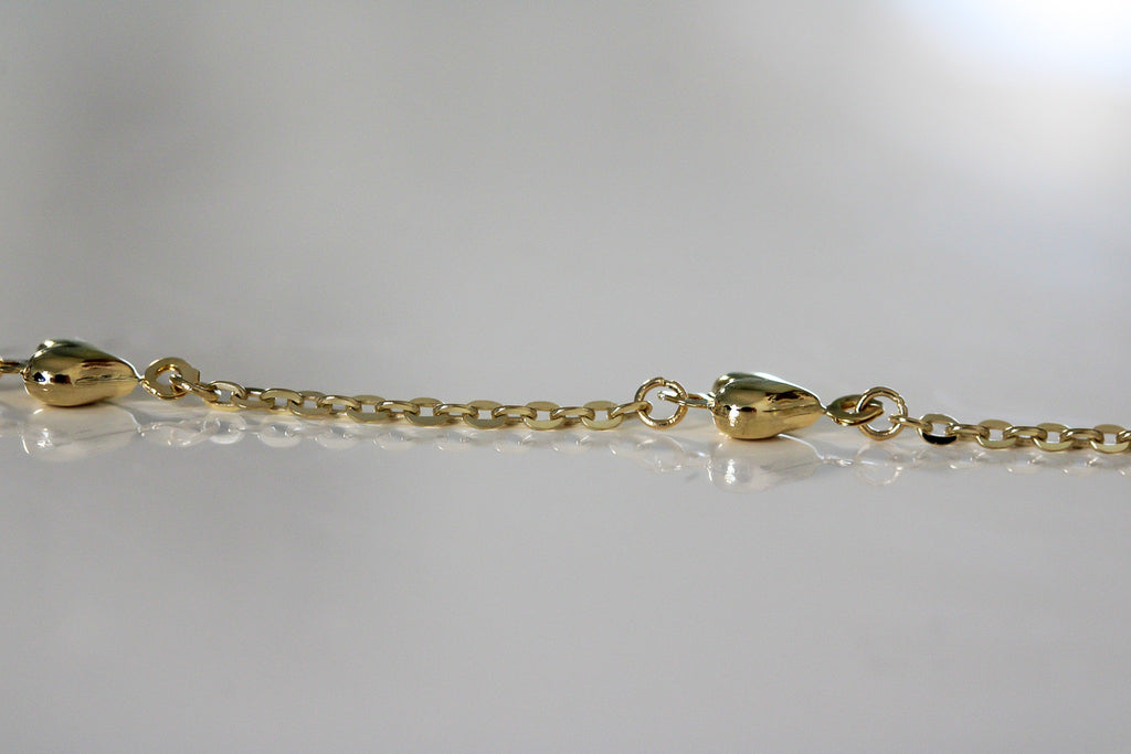 "Open Heart Hand" Bracelet - 10k Gold