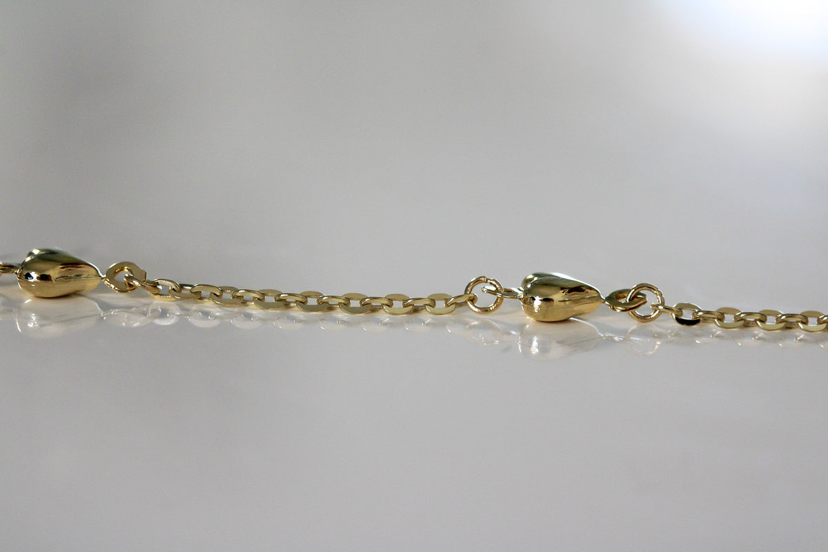 "Open Heart Hand" Bracelet - 10k Gold