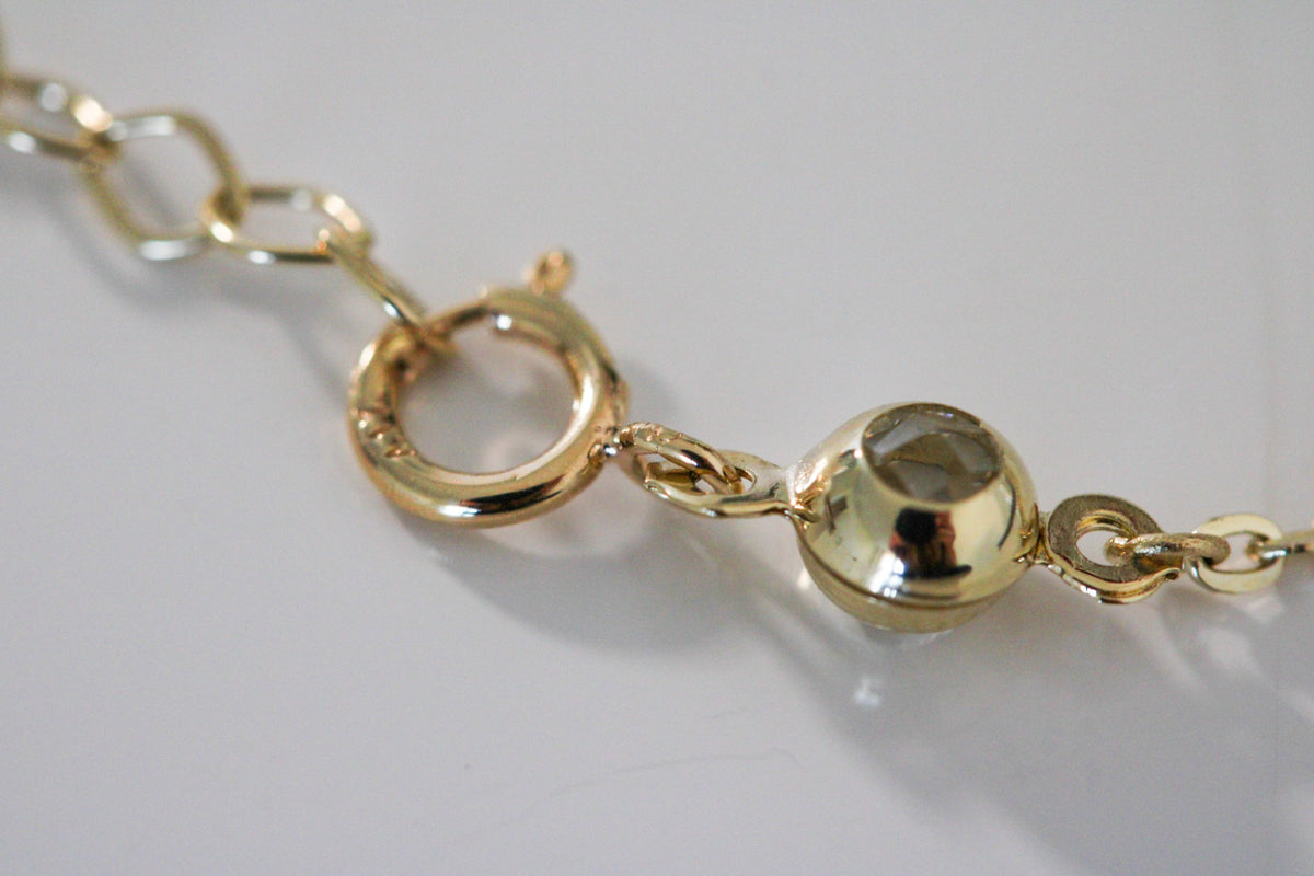 "Open Heart Hand" Bracelet - 10k Gold