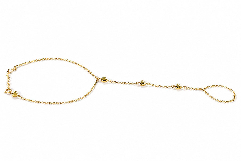 "Open Heart Hand" Bracelet - 10k Gold