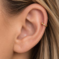 "Slim Hoop" Ear Cuff - 14k Solid Gold