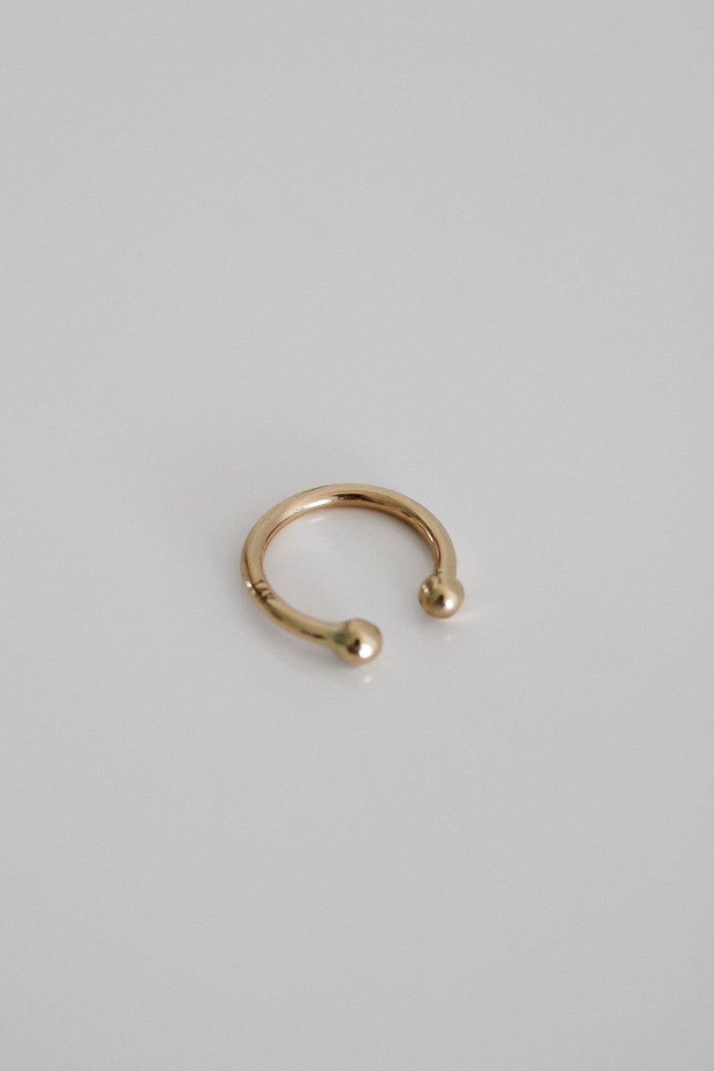 "Slim Hoop" Ear Cuff - 14k Solid Gold