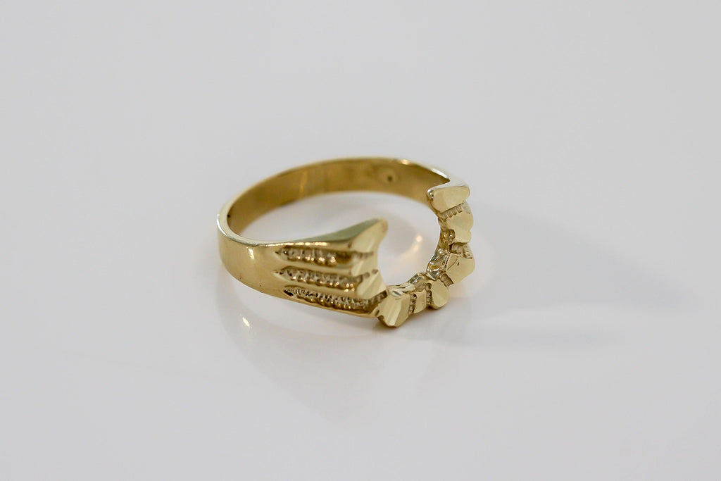 "Horseshoe" Ring - 10k Yellow Gold