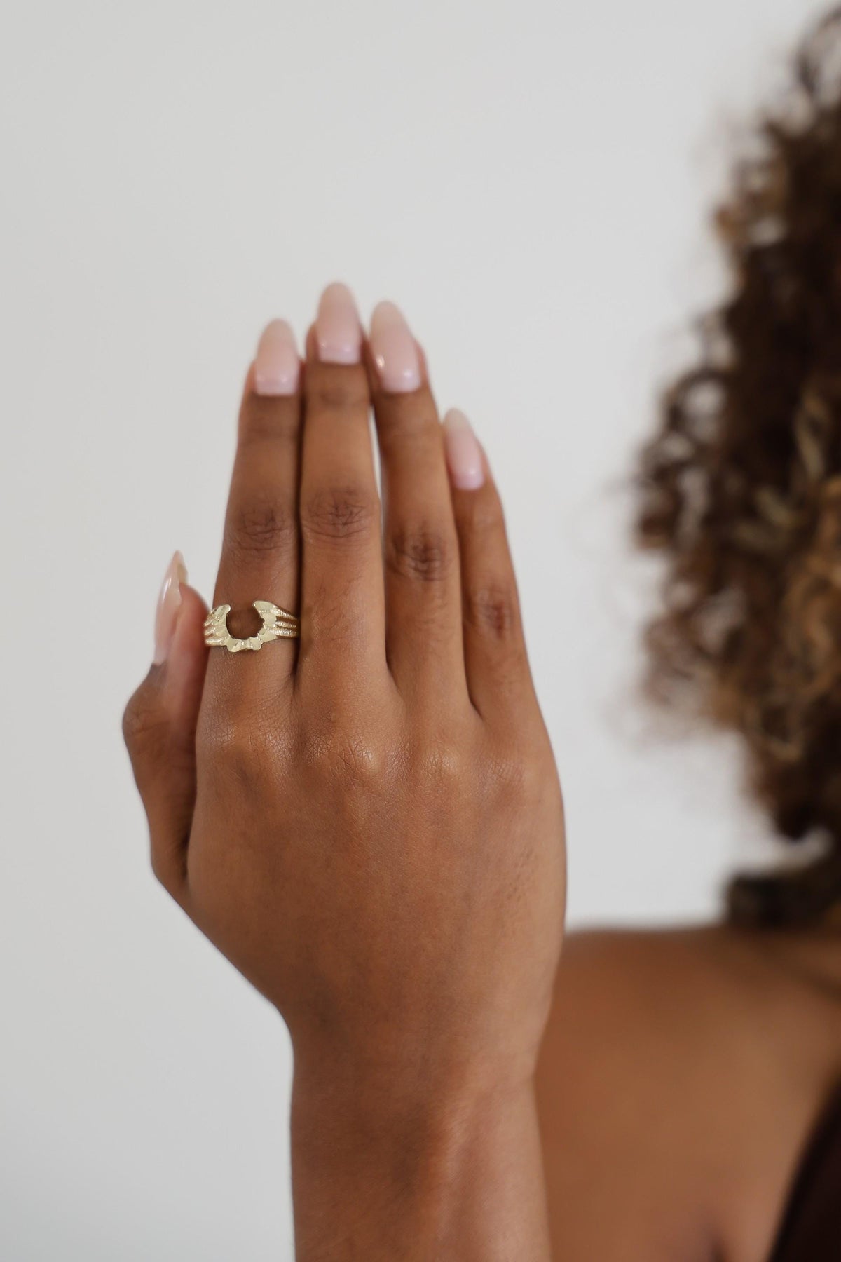 "Horseshoe" Ring - 10k Yellow Gold