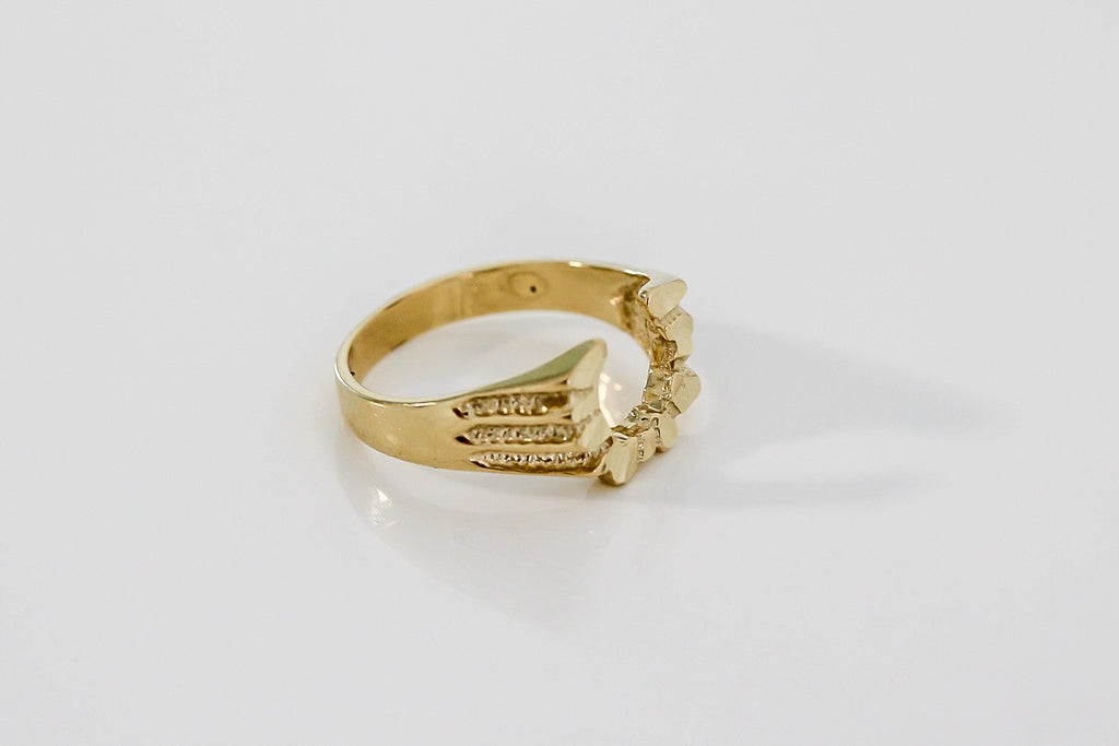 "Horseshoe" Ring - 10k Yellow Gold
