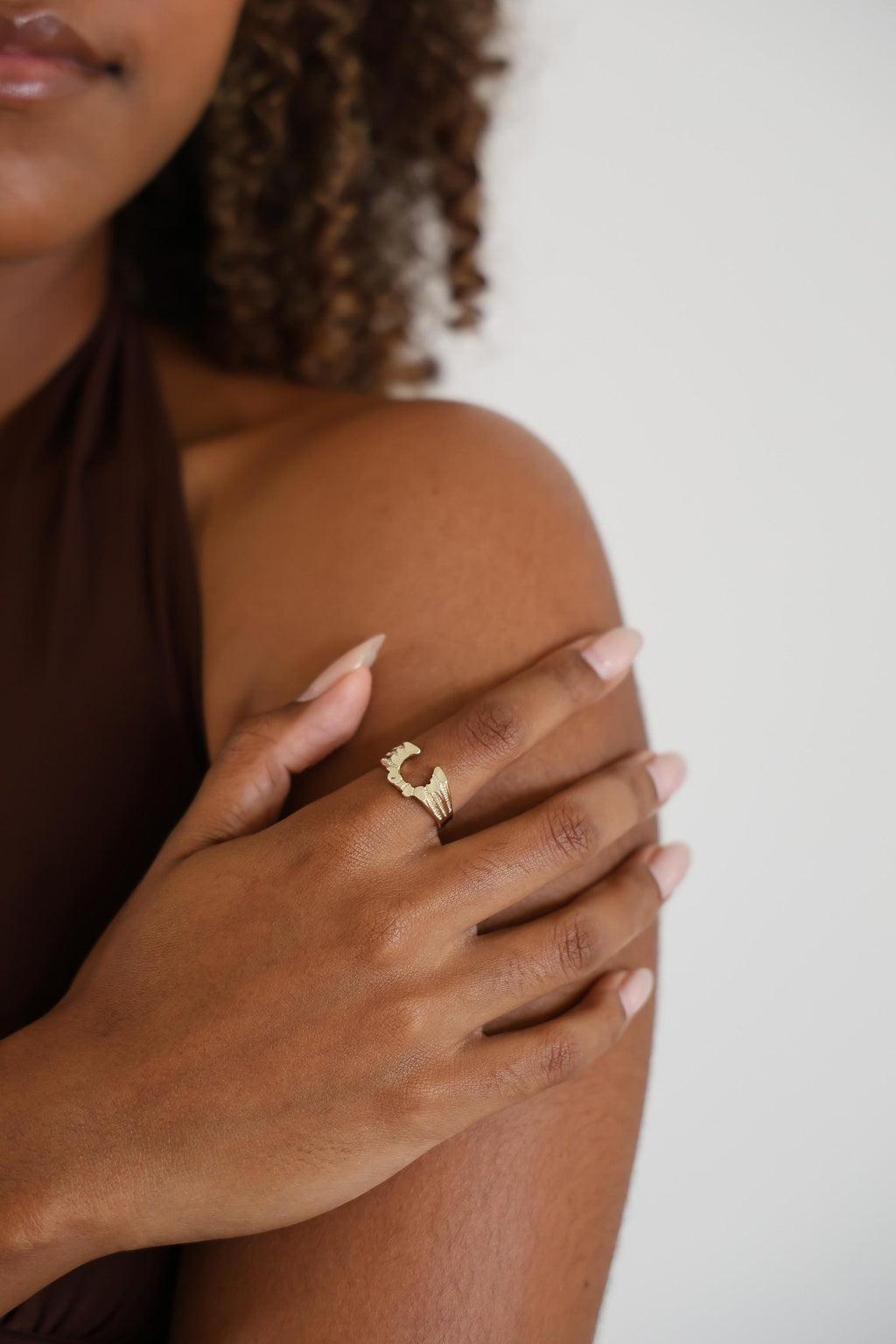 "Horseshoe" Ring - 10k Yellow Gold