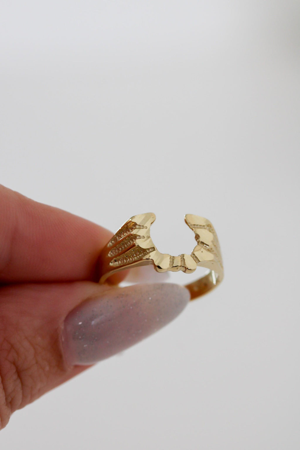 "Horseshoe" Ring - 10k Yellow Gold