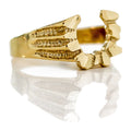 "Horseshoe" Ring - 10k Yellow Gold