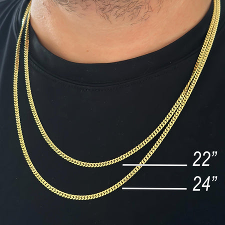 “Miami Cuban” Necklace - 14k Gold