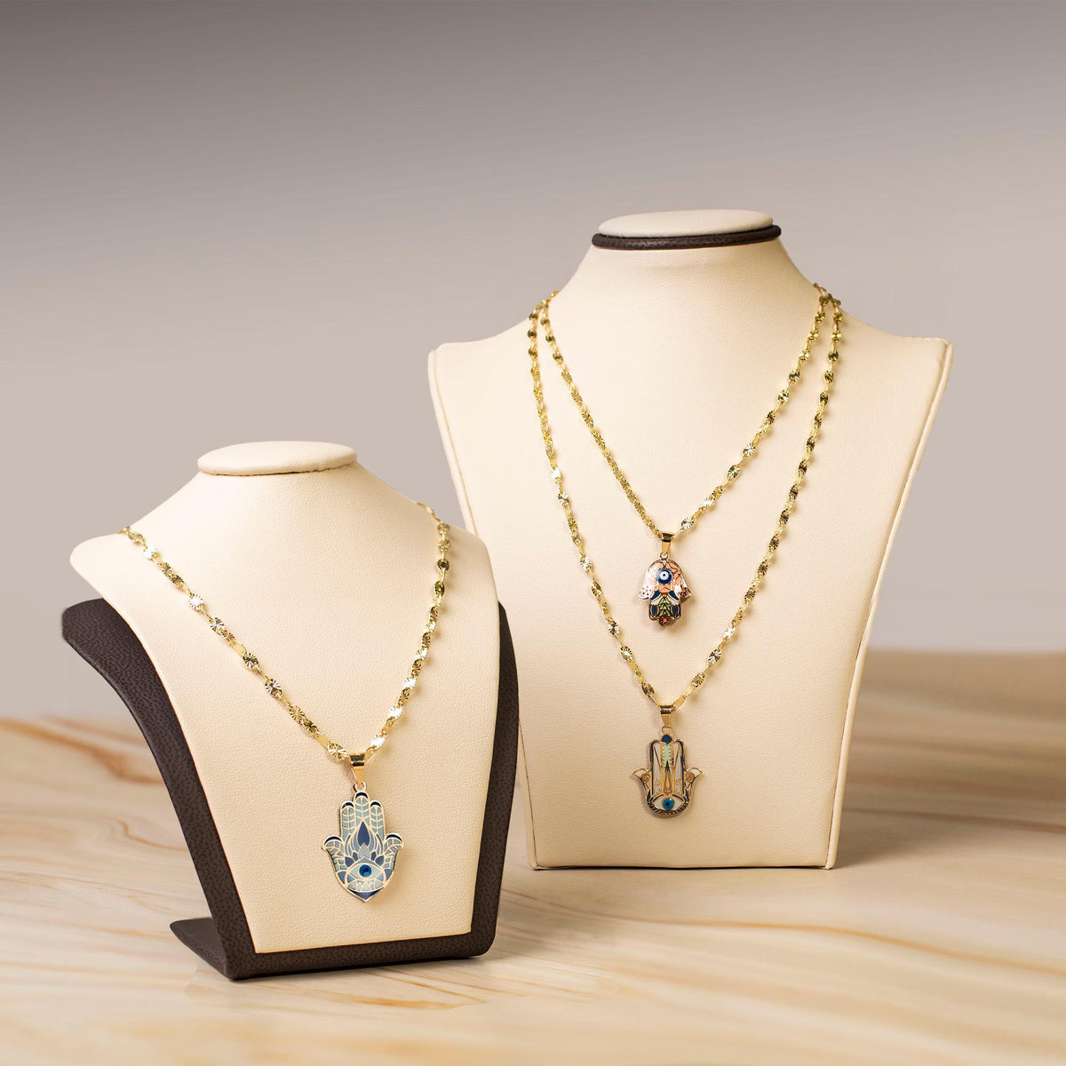 “Hamsa Hand” Pendant - 14k Gold