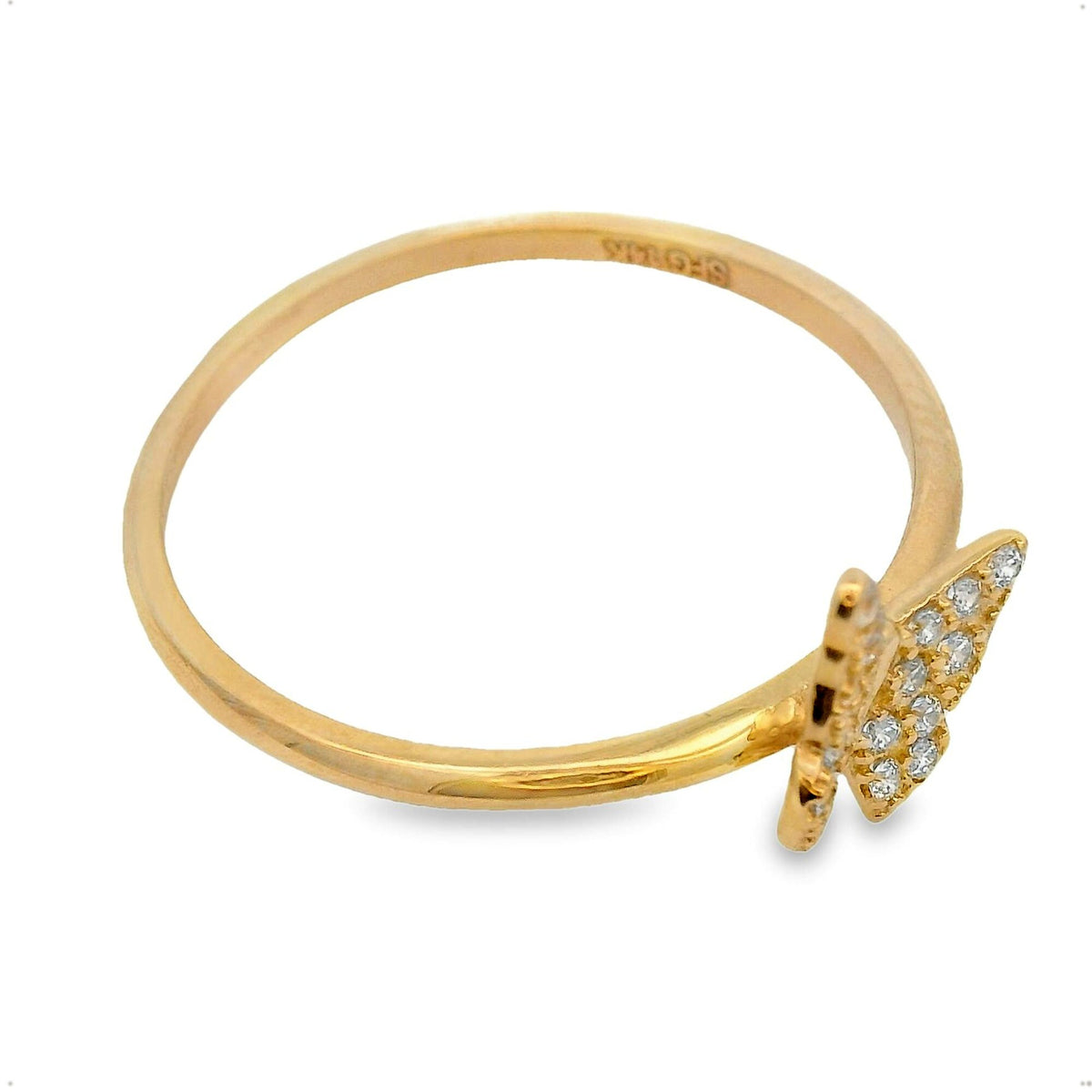 14k Gold “Wings of Light” Ring
