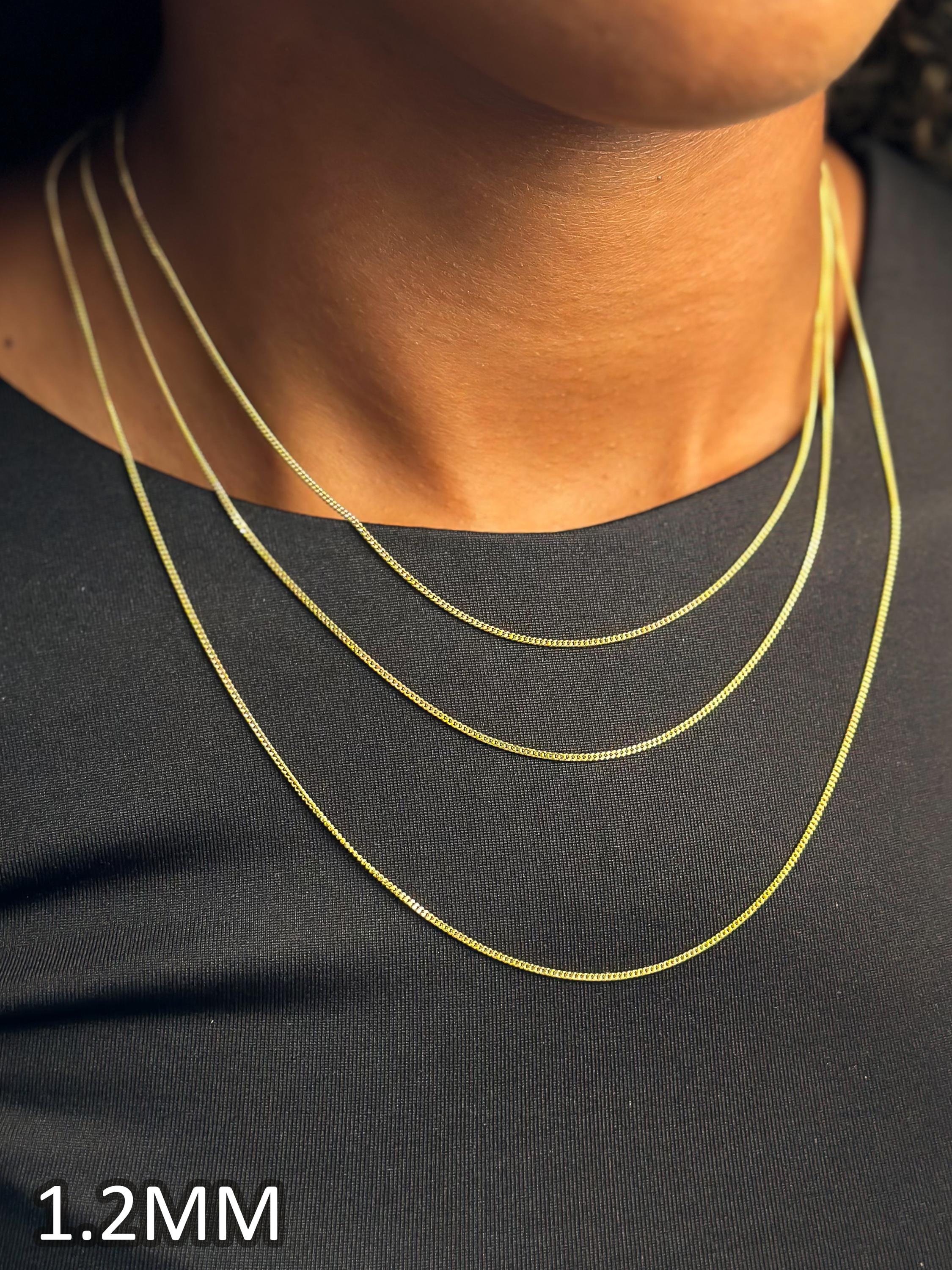 “Cuban Link” Chain - 14k Gold