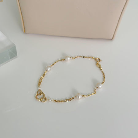 14k Gold “Timeless Pearl” Set