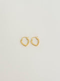 “Textured Love” Earrings - 14k Gold