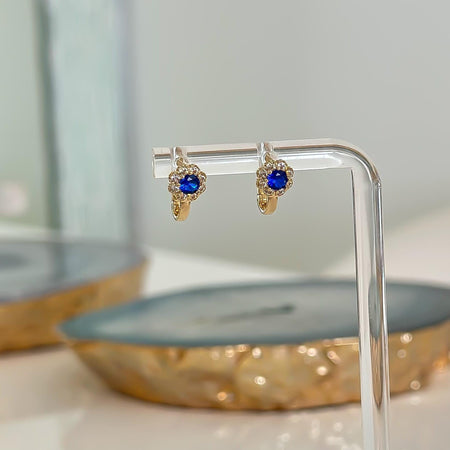 “Royal Spark” Earrings - 14k Gold
