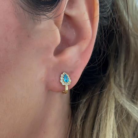 “Iris Spark” Earrings - 14k Gold