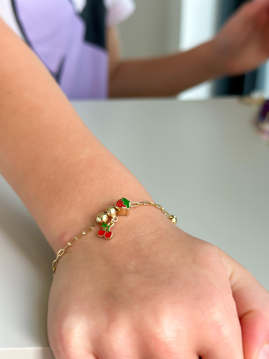 "Little Berry" Bracelet - 14k Gold