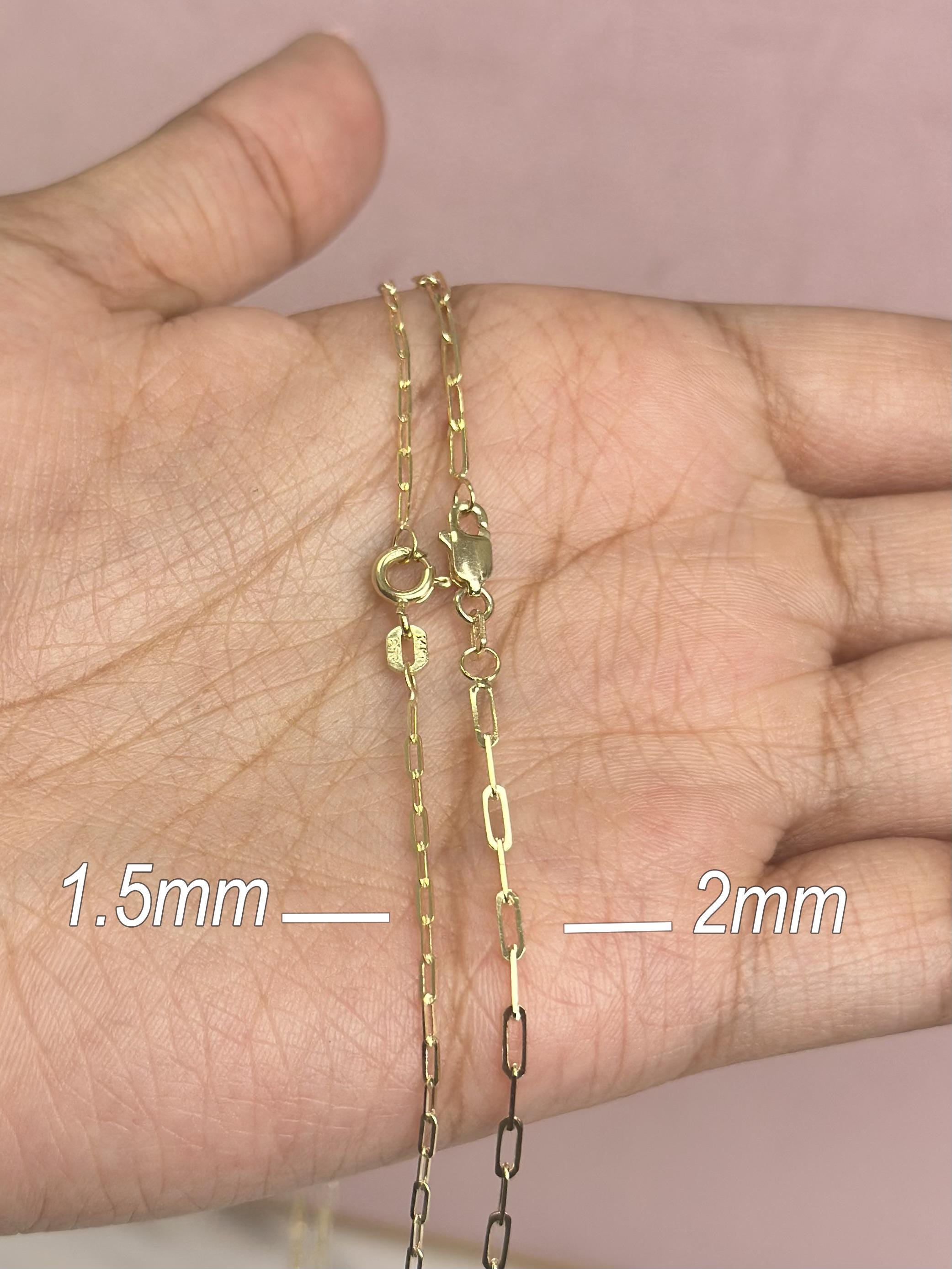 “Everyday Paperclip” Chain - 14k Gold