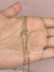 “Everyday Paperclip” Chain - 14k Gold
