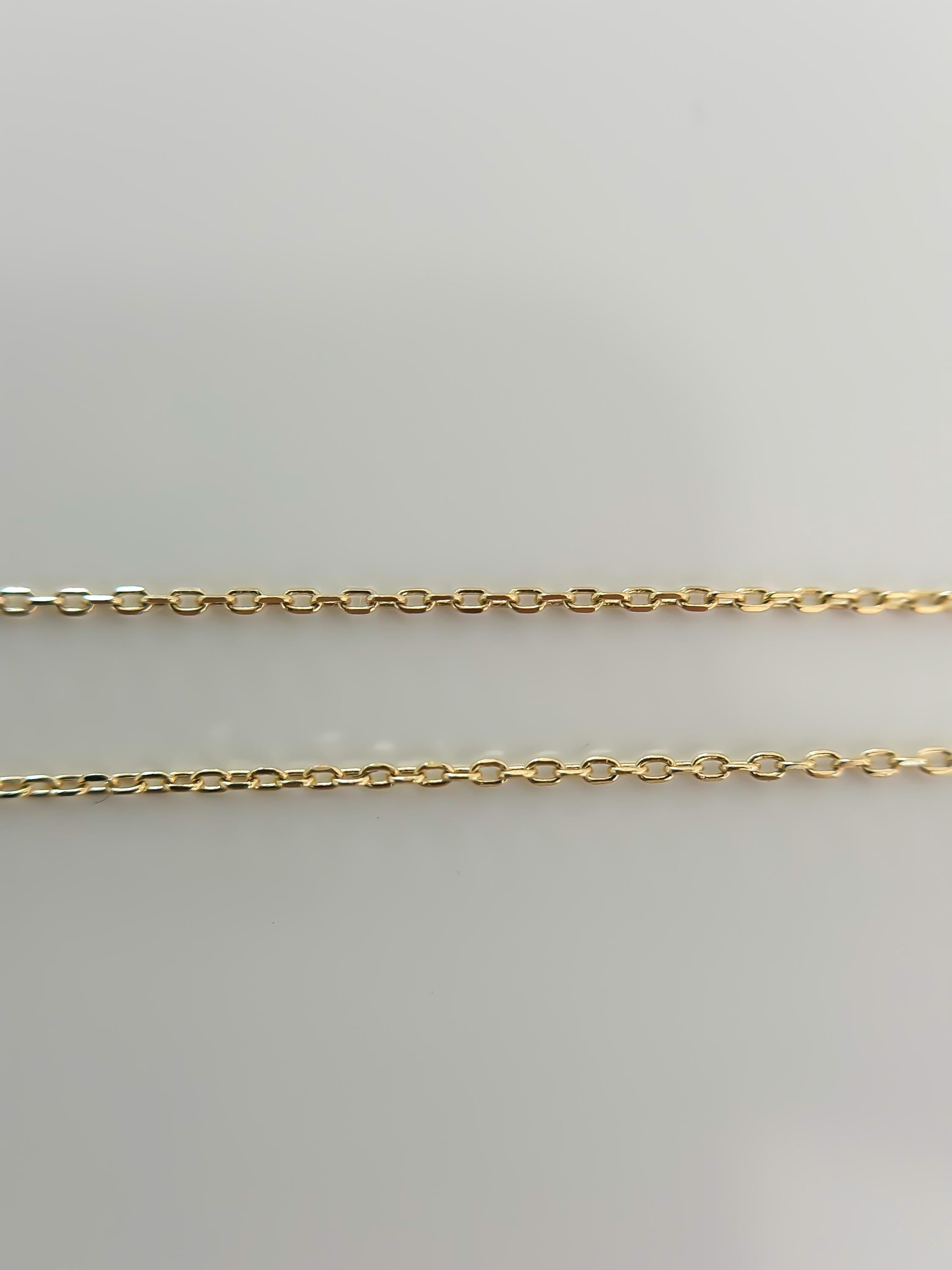 “Daily Dainty”  Cable Chain – 14k Gold