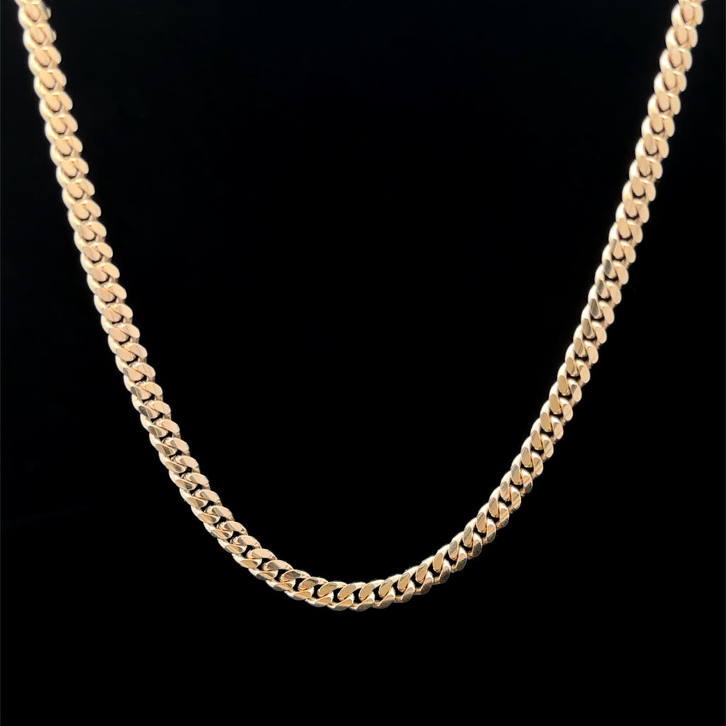 “Miami Cuban” Necklace - 14k or 10K Gold 3mm