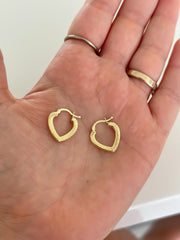 “Textured Love” Earrings - 14k Gold