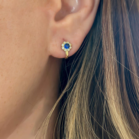 “Royal Spark” Earrings - 14k Gold