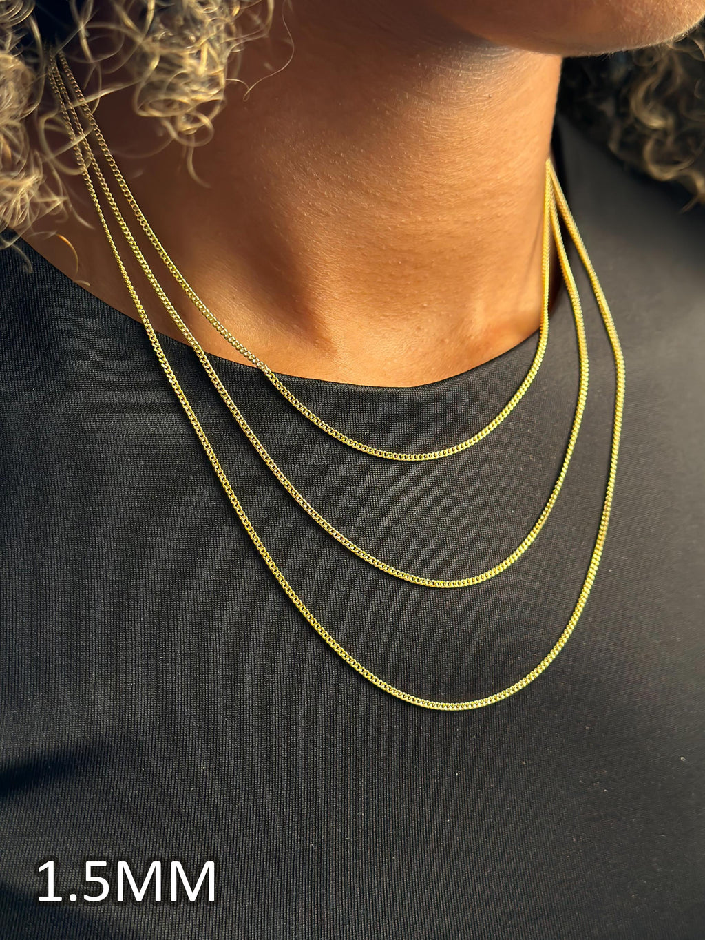 “Cuban Link” Chain - 14k Gold