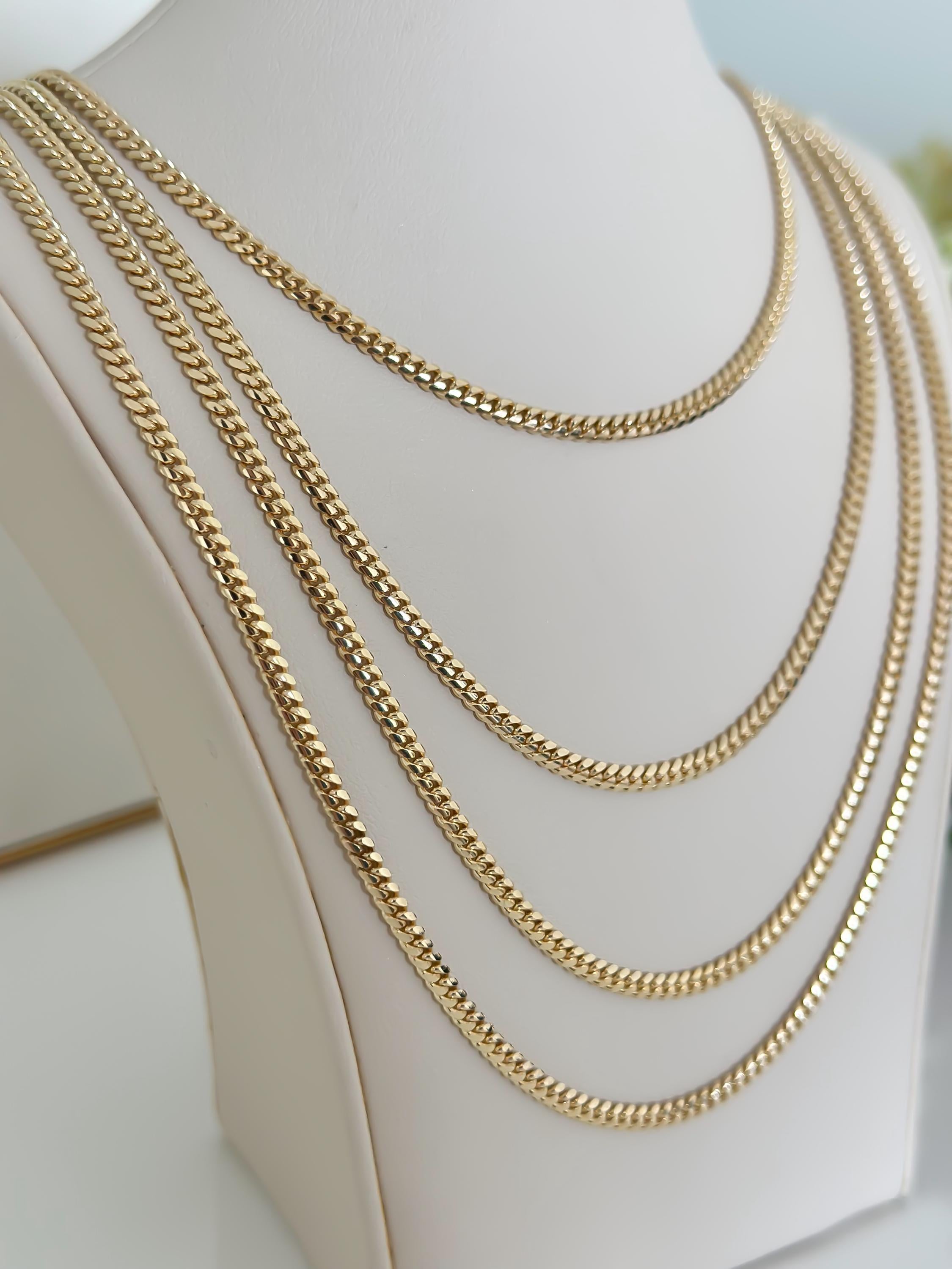 “Statement Cuban” Chain – 14k Solid Gold