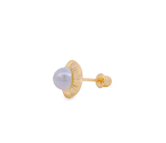 “Classic Pearl” Earrings - 14k Gold
