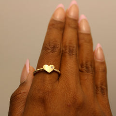 14k Gold “Amour” Ring